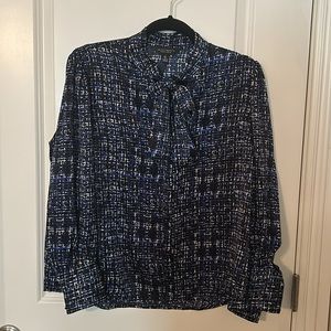 Investments petites long sleeve blouse